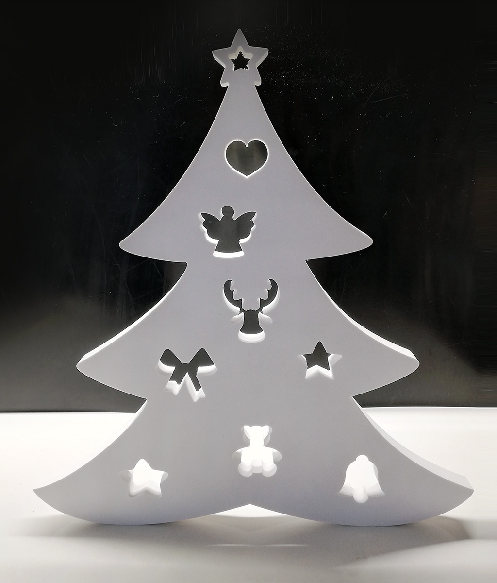 whitedesign albero in pvc bianco