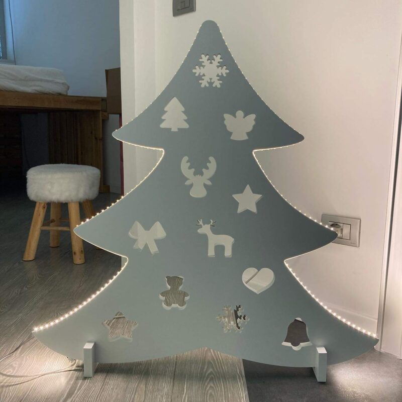 albero con led