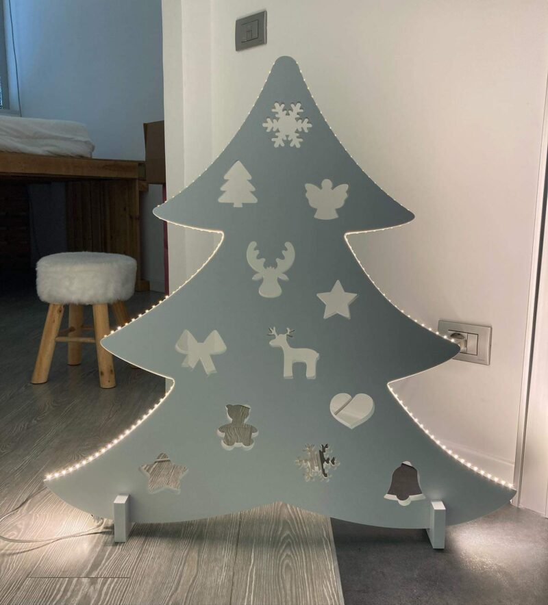 albero con led